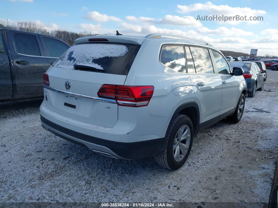 2018 Volkswagen Atlas 3.6l V6 Se/3.6l V6 Se W/technology White vin: 1V2DR2CA0JC550921