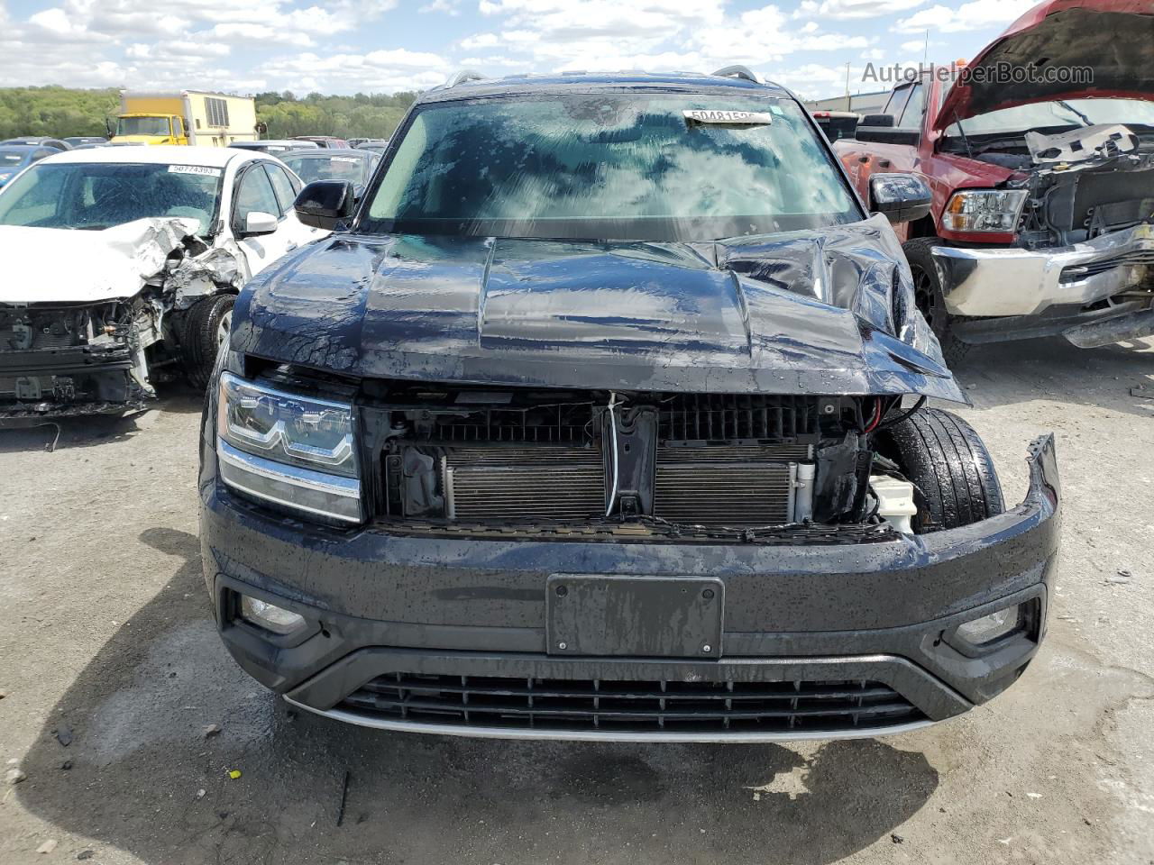 2018 Volkswagen Atlas Se Black vin: 1V2DR2CA2JC501784