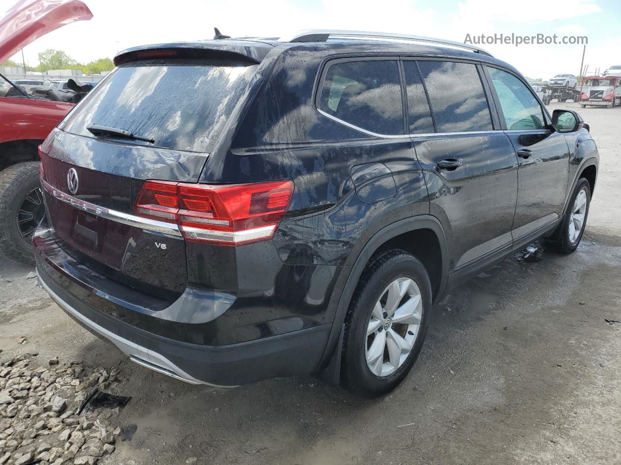 2018 Volkswagen Atlas Se Black vin: 1V2DR2CA2JC501784