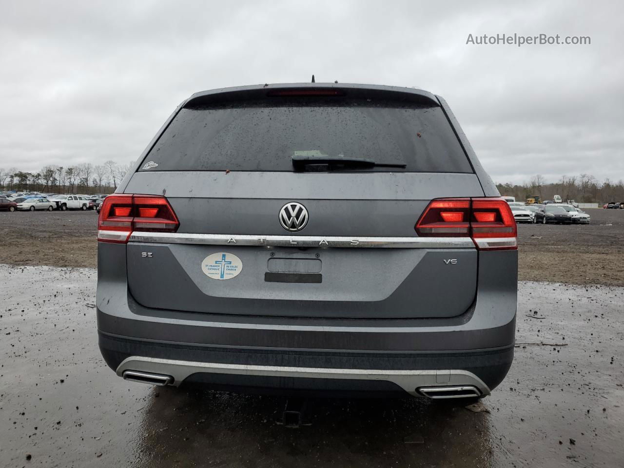 2018 Volkswagen Atlas Se Серый vin: 1V2DR2CA2JC522375