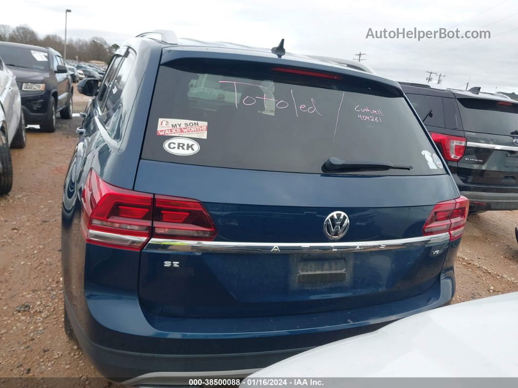 2018 Volkswagen Atlas 3.6l V6 Se/3.6l V6 Se W/technology Blue vin: 1V2DR2CA2JC561581