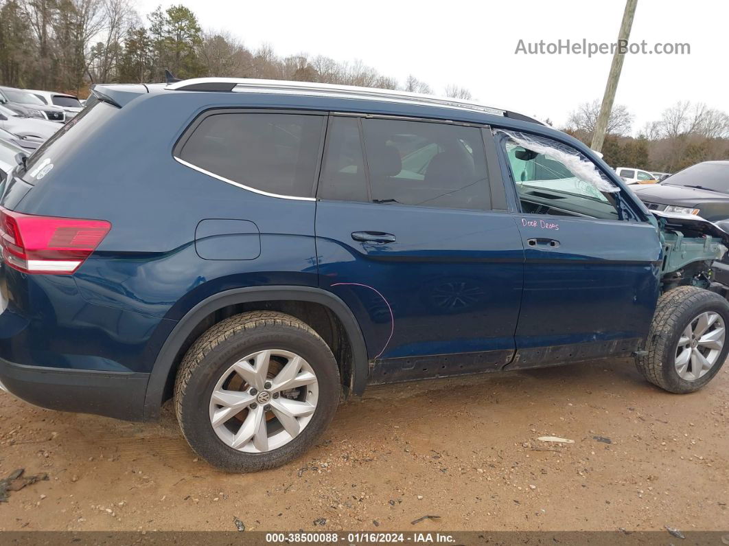 2018 Volkswagen Atlas 3.6l V6 Se/3.6l V6 Se W/technology Blue vin: 1V2DR2CA2JC561581