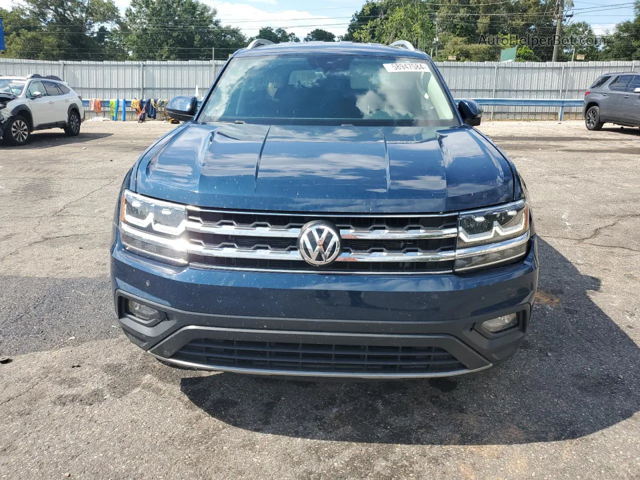 2018 Volkswagen Atlas Se Синий vin: 1V2DR2CA6JC547697