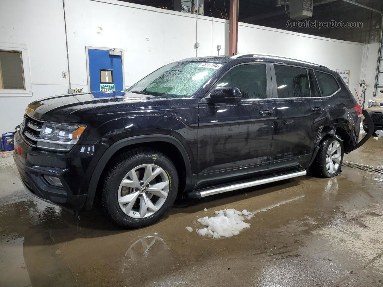 2018 Volkswagen Atlas Se Black vin: 1V2DR2CA9JC584386