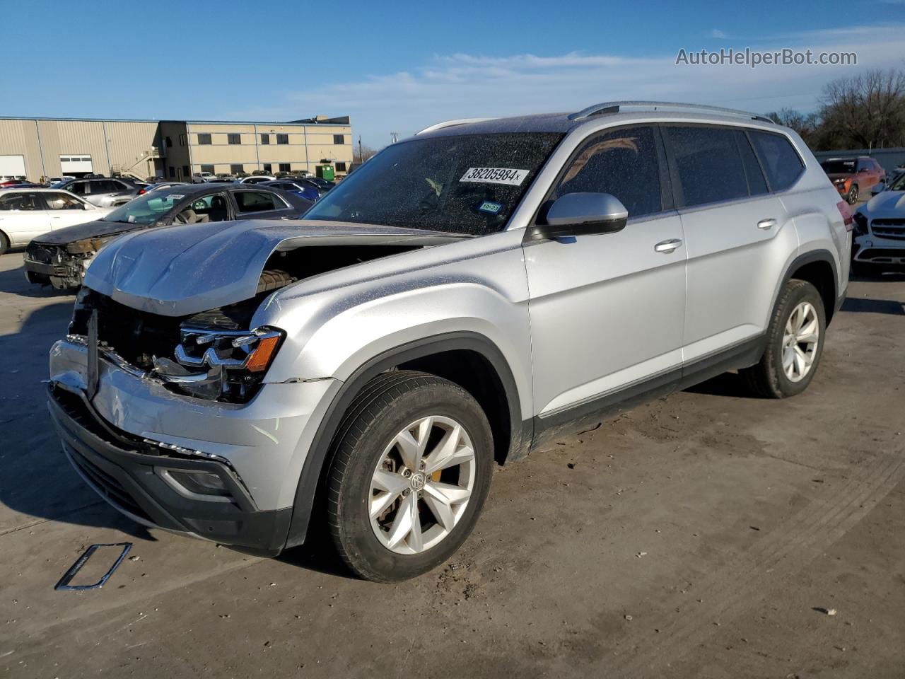 2018 Volkswagen Atlas Sel Gray vin: 1V2ER2CA0JC523884