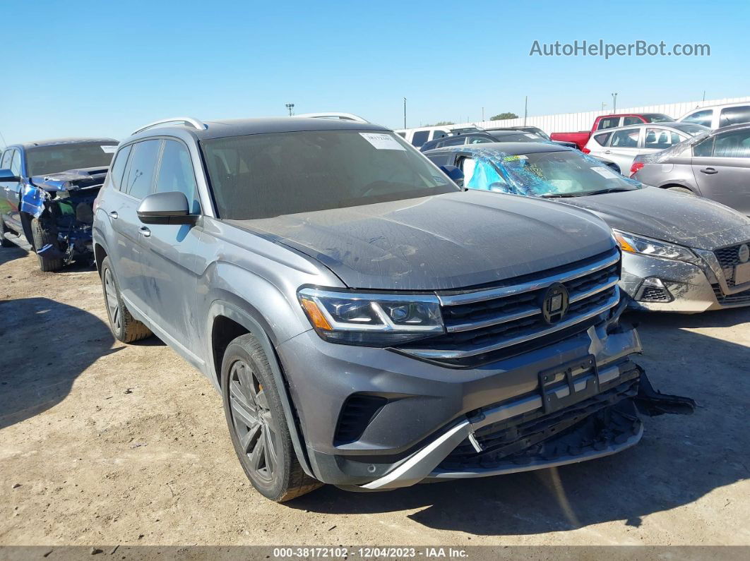 2021 Volkswagen Atlas 3.6l V6 Sel Gray vin: 1V2ER2CA0MC549664