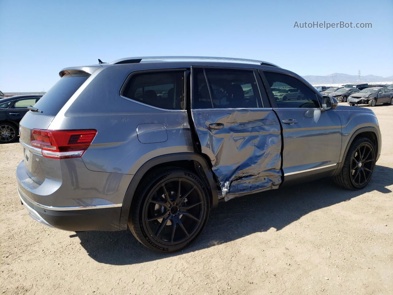 2018 Volkswagen Atlas Sel Gray vin: 1V2ER2CA1JC514305