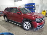 2018 Volkswagen Atlas Sel Red vin: 1V2ER2CA1JC521710