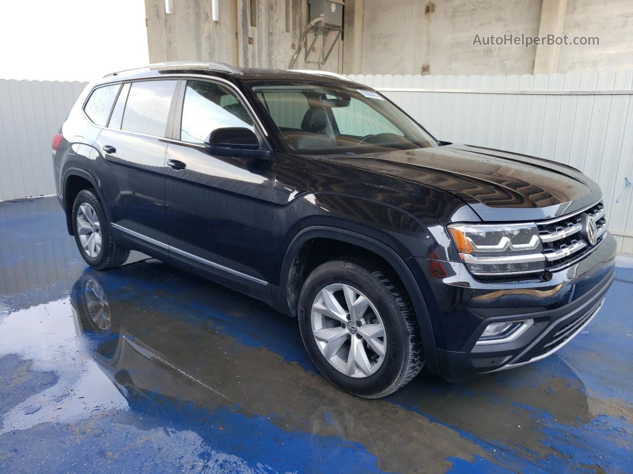 2018 Volkswagen Atlas Sel Black vin: 1V2ER2CA1JC557347