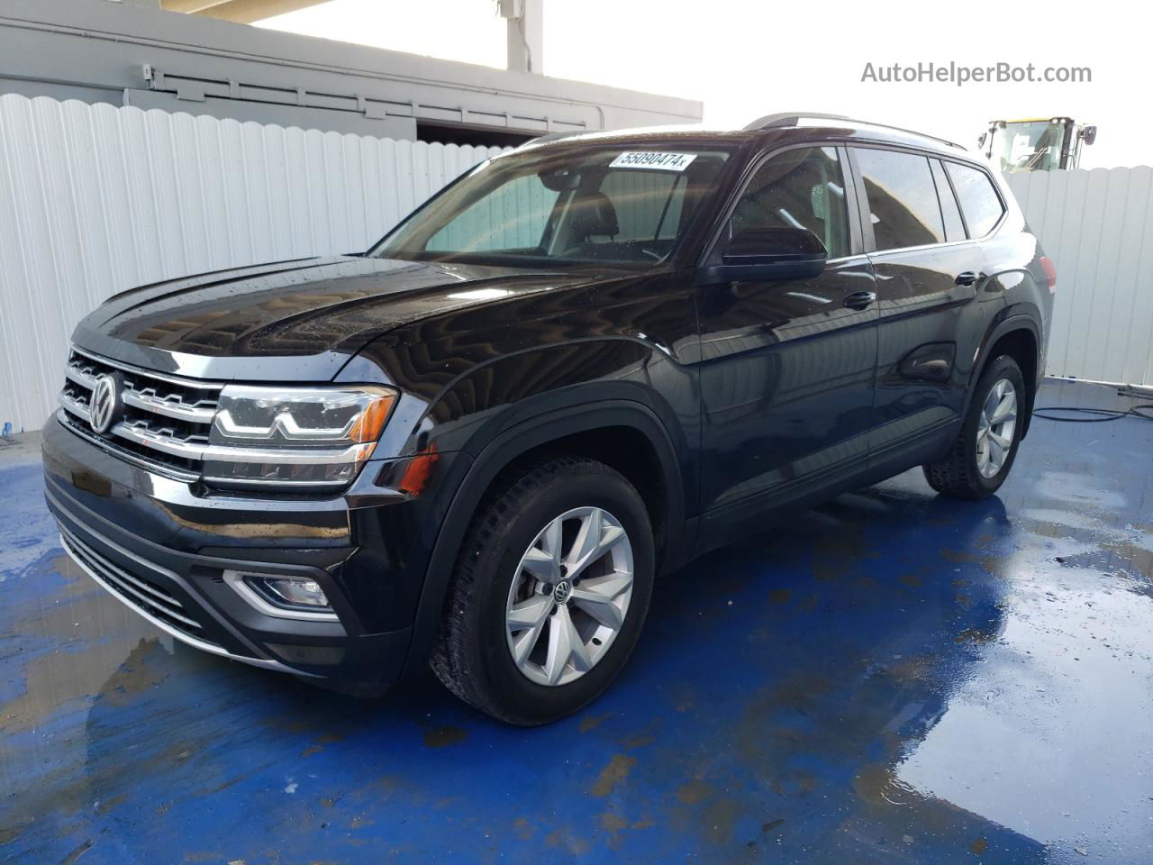 2018 Volkswagen Atlas Sel Black vin: 1V2ER2CA1JC557347