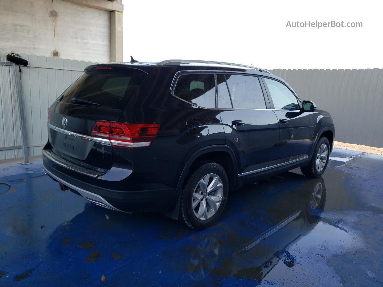 2018 Volkswagen Atlas Sel Black vin: 1V2ER2CA1JC557347