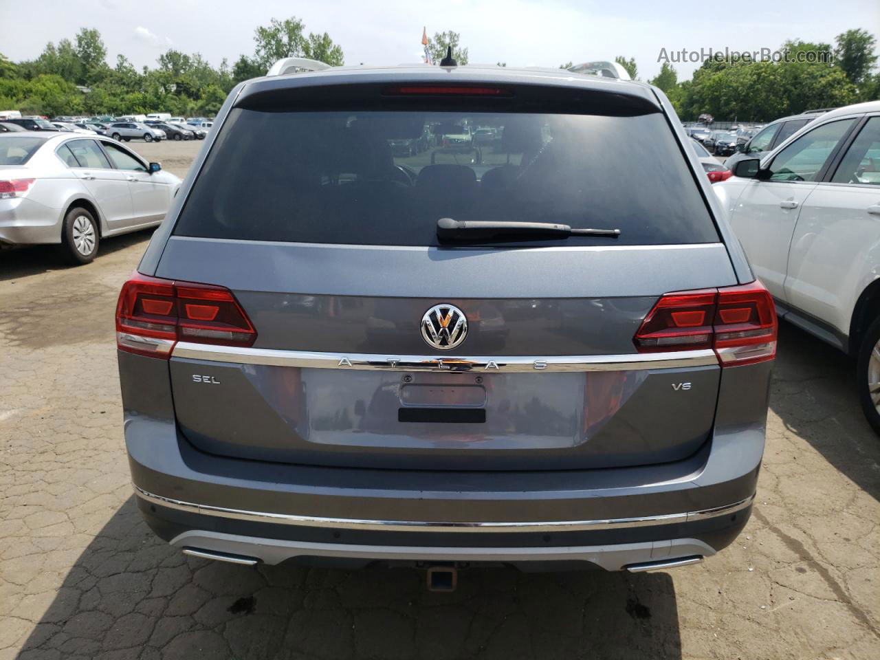 2018 Volkswagen Atlas Sel Gray vin: 1V2ER2CA3JC513222