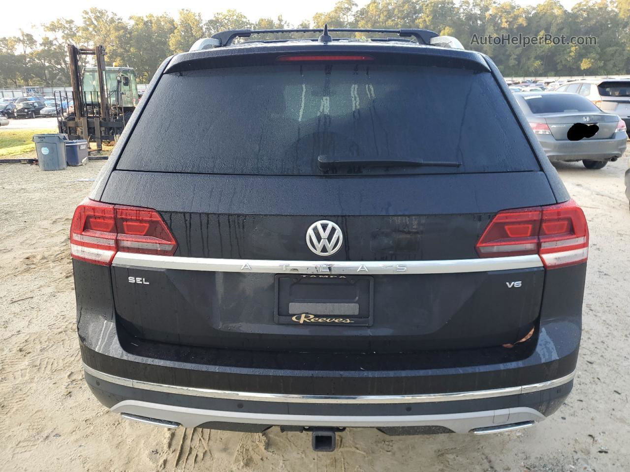 2018 Volkswagen Atlas Sel Black vin: 1V2ER2CA5JC545038