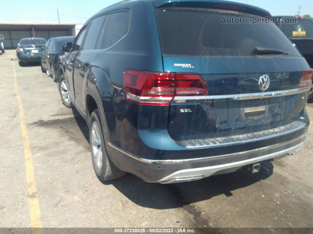 2018 Volkswagen Atlas 3.6l V6 Sel Blue vin: 1V2ER2CA5JC553091