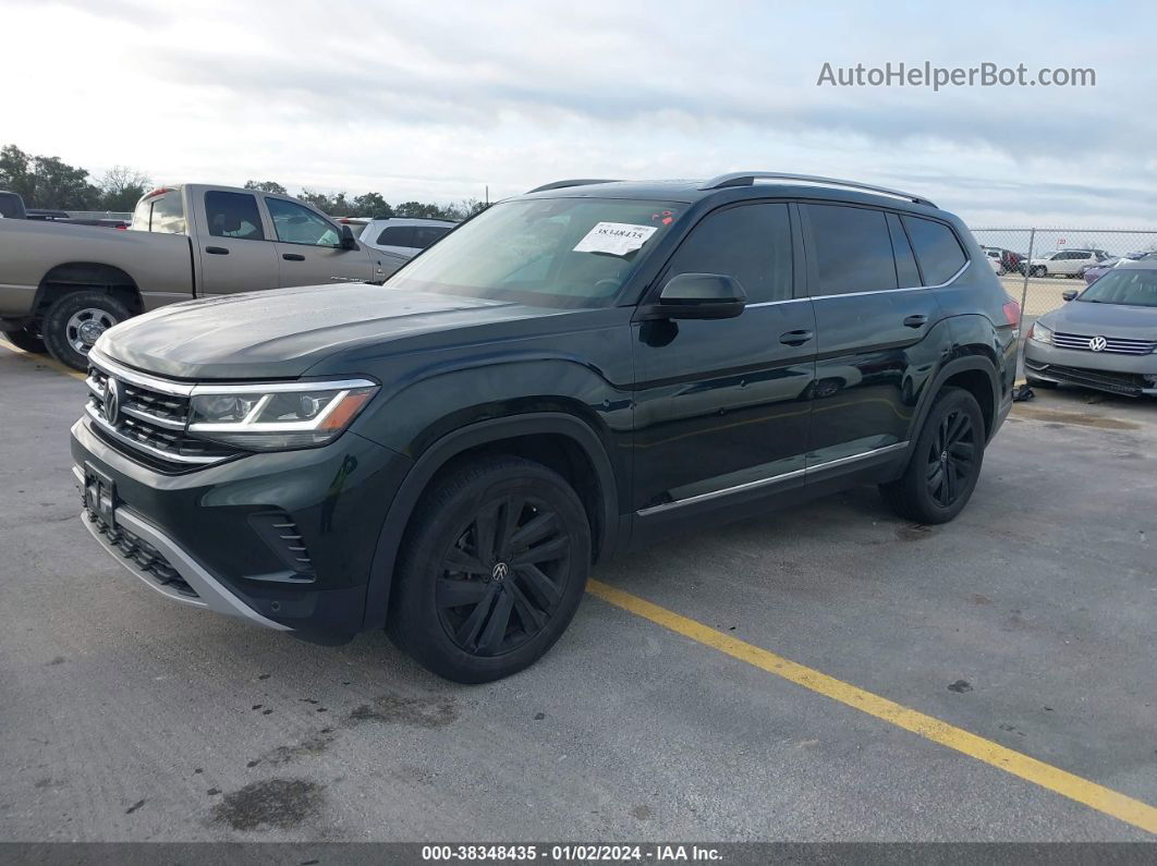 2021 Volkswagen Atlas 3.6l V6 Sel Черный vin: 1V2ER2CA5MC523478