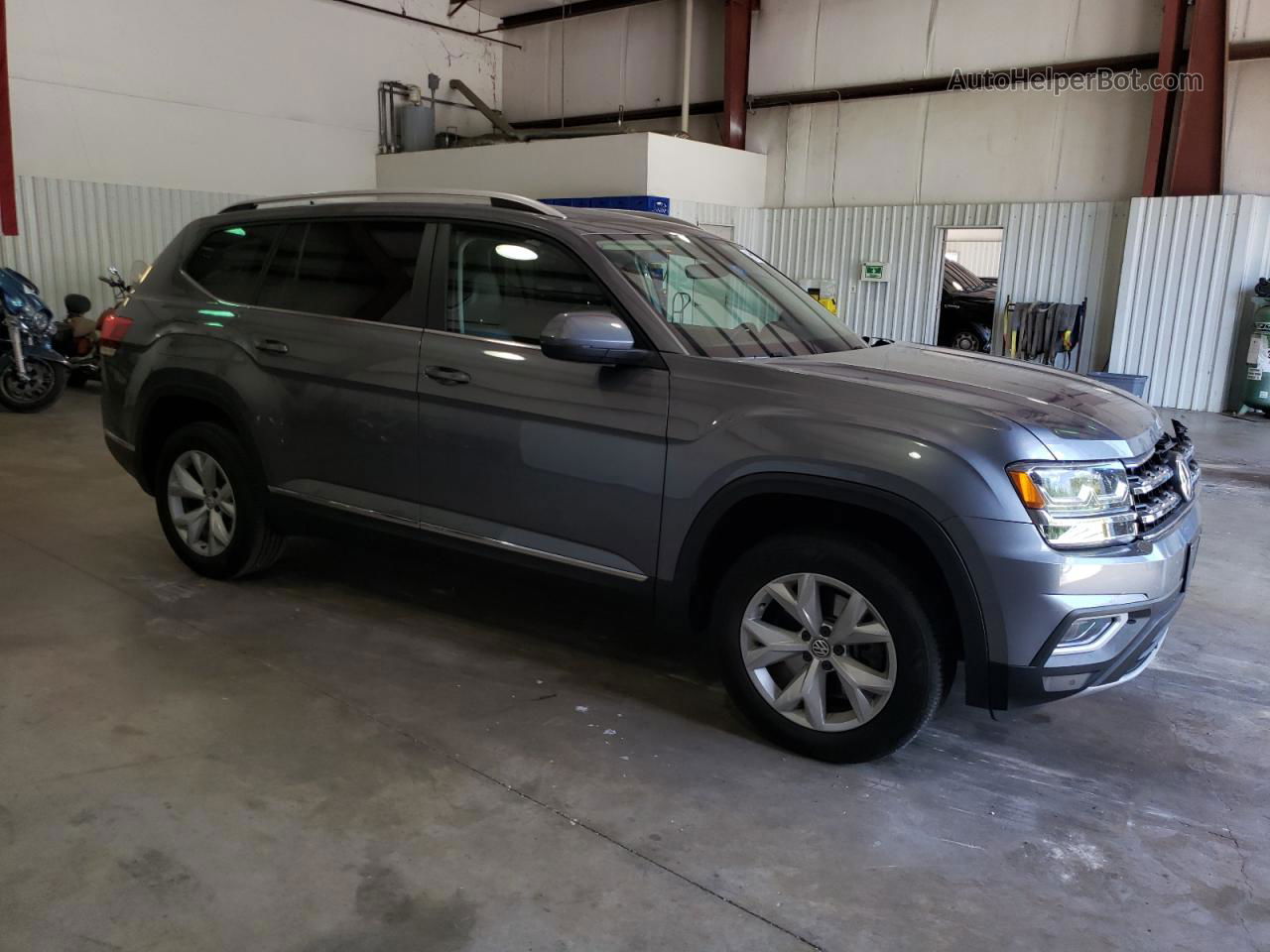 2018 Volkswagen Atlas Sel Серый vin: 1V2ER2CA6JC523078