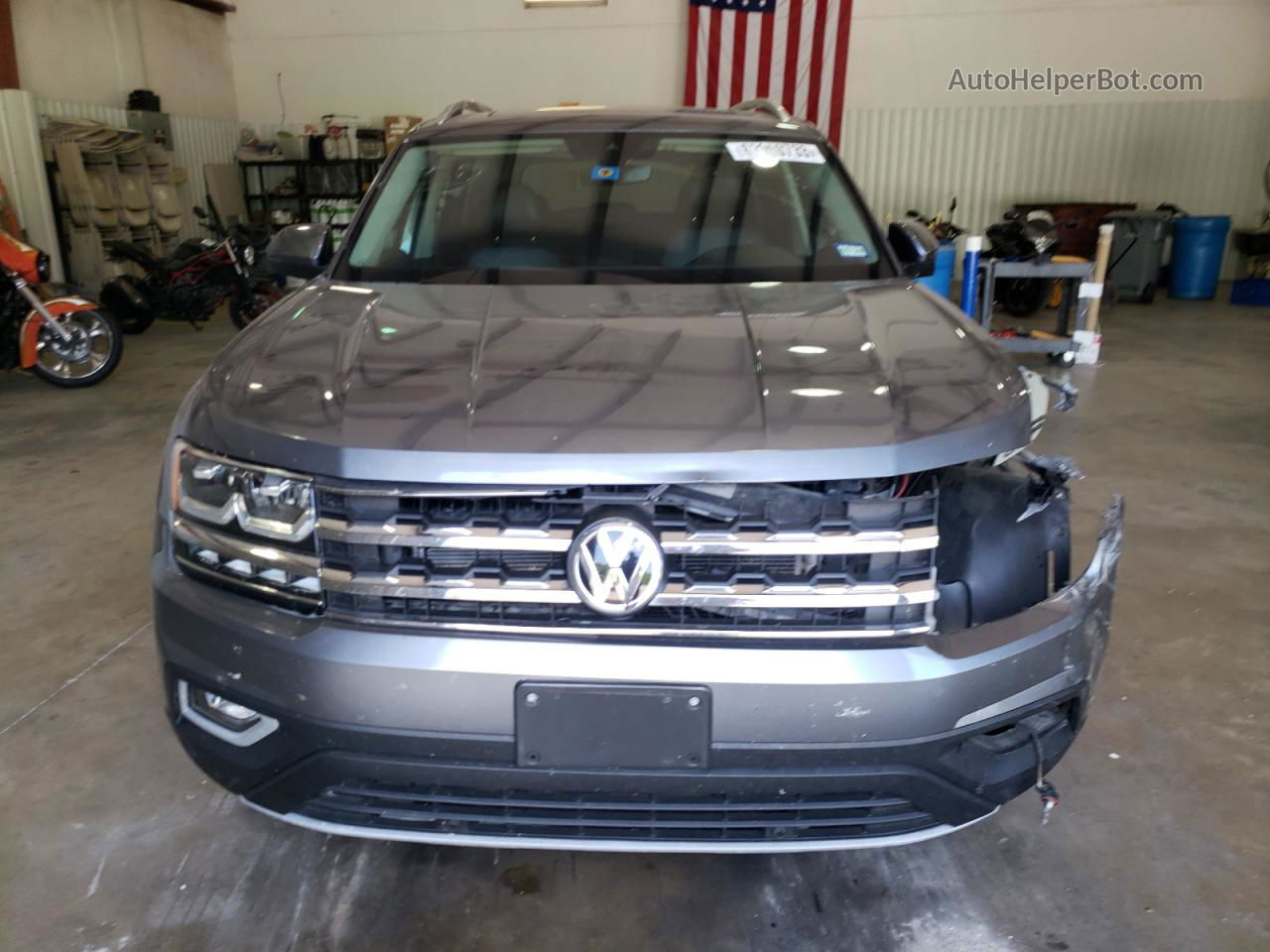 2018 Volkswagen Atlas Sel Серый vin: 1V2ER2CA6JC523078