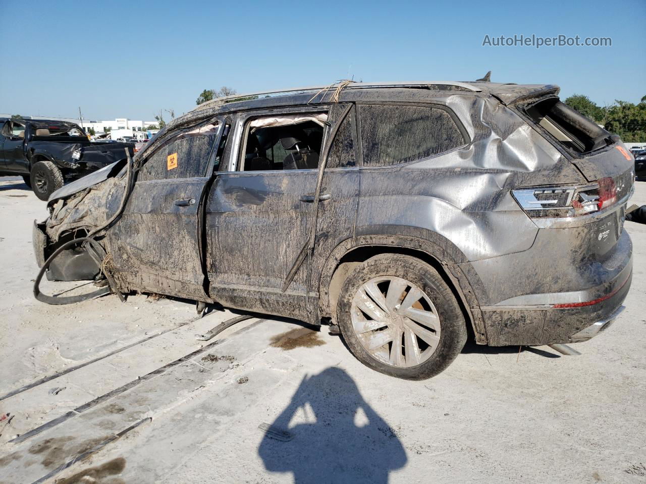 2021 Volkswagen Atlas Sel Gray vin: 1V2ER2CA8MC520915