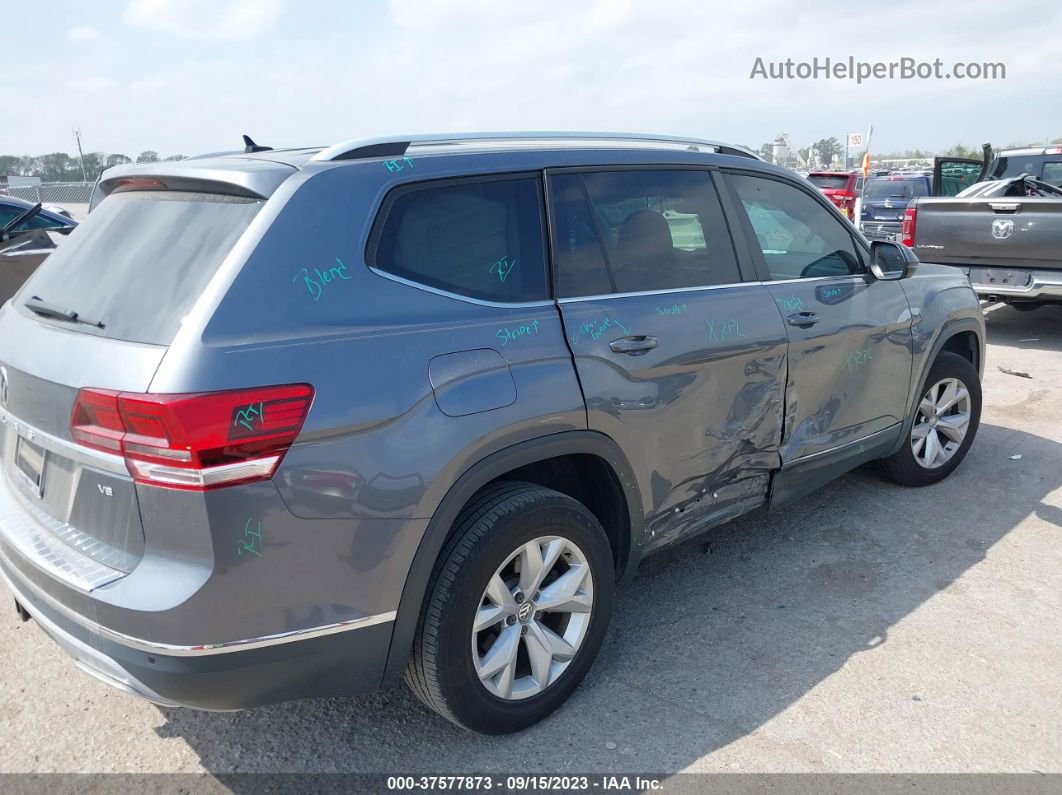 2018 Volkswagen Atlas 3.6l V6 Sel Gray vin: 1V2ER2CA9JC508364