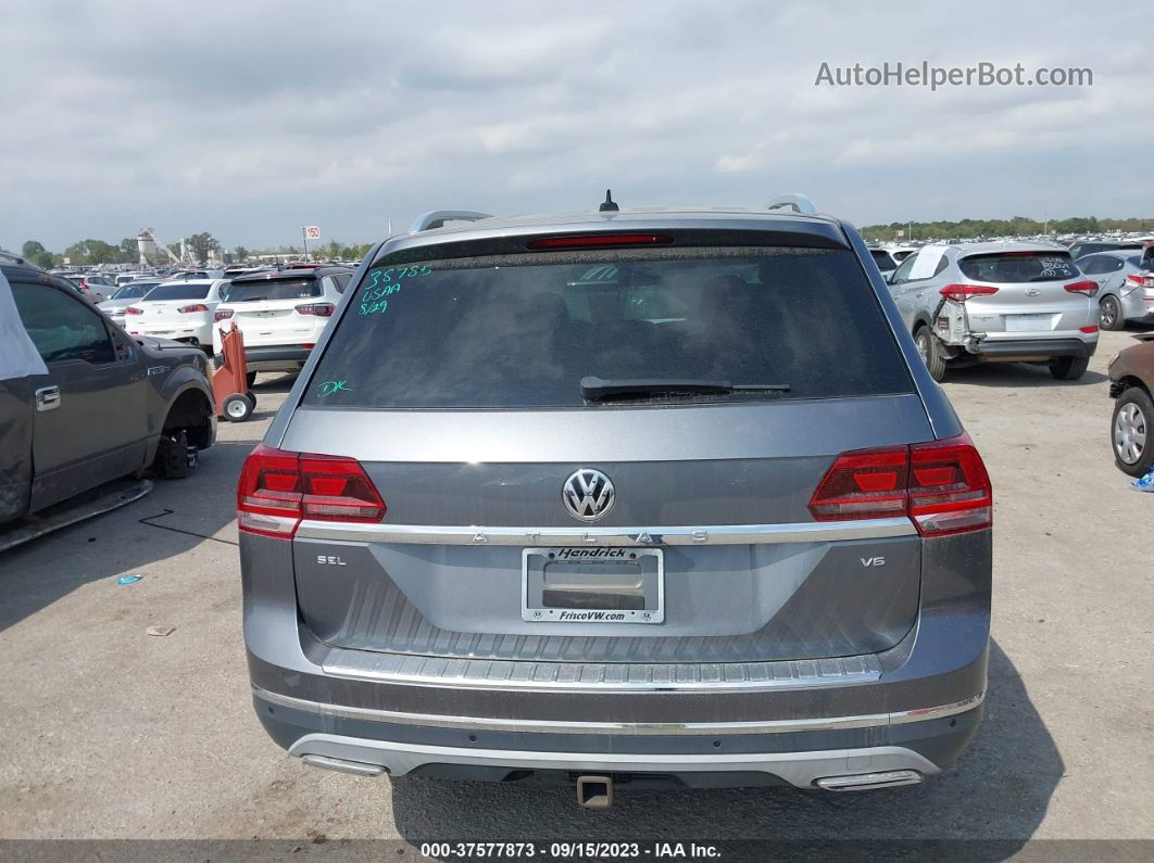 2018 Volkswagen Atlas 3.6l V6 Sel Gray vin: 1V2ER2CA9JC508364