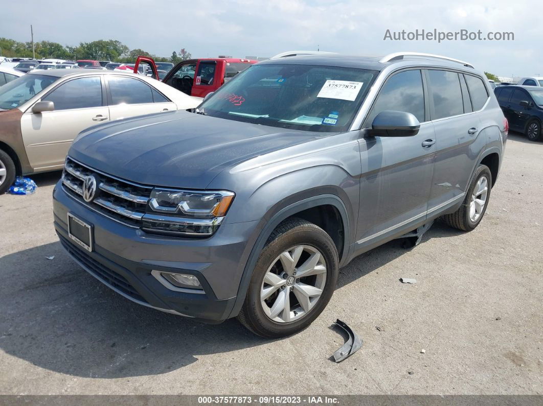 2018 Volkswagen Atlas 3.6l V6 Sel Gray vin: 1V2ER2CA9JC508364