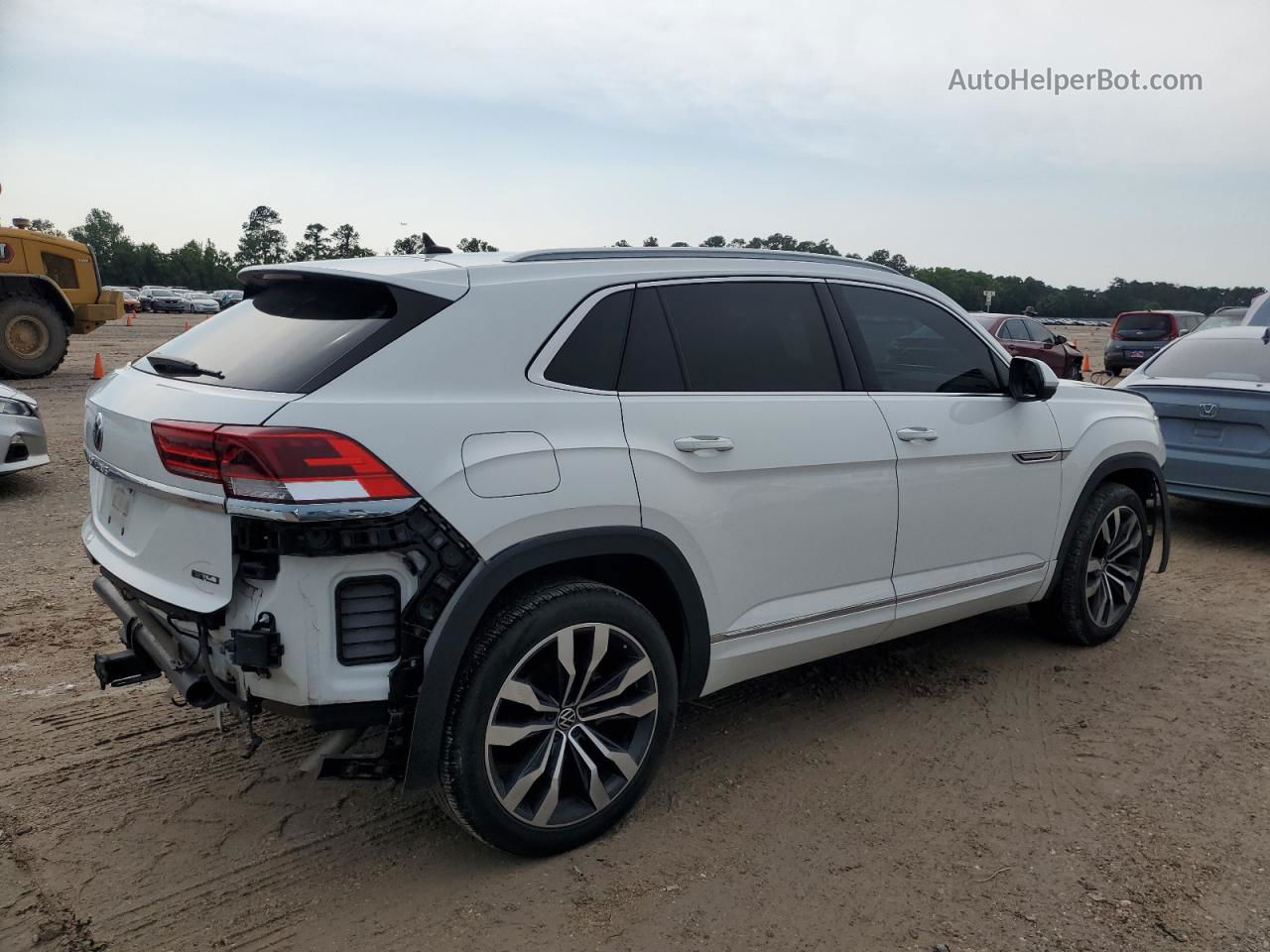 2021 Volkswagen Atlas Cross Sport Sel Premium R-line White vin: 1V2FE2CA0MC215537