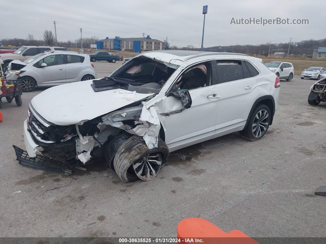 2021 Volkswagen Atlas Cross Sport 3.6l V6 Sel Premium R-line Белый vin: 1V2FE2CA0MC229776