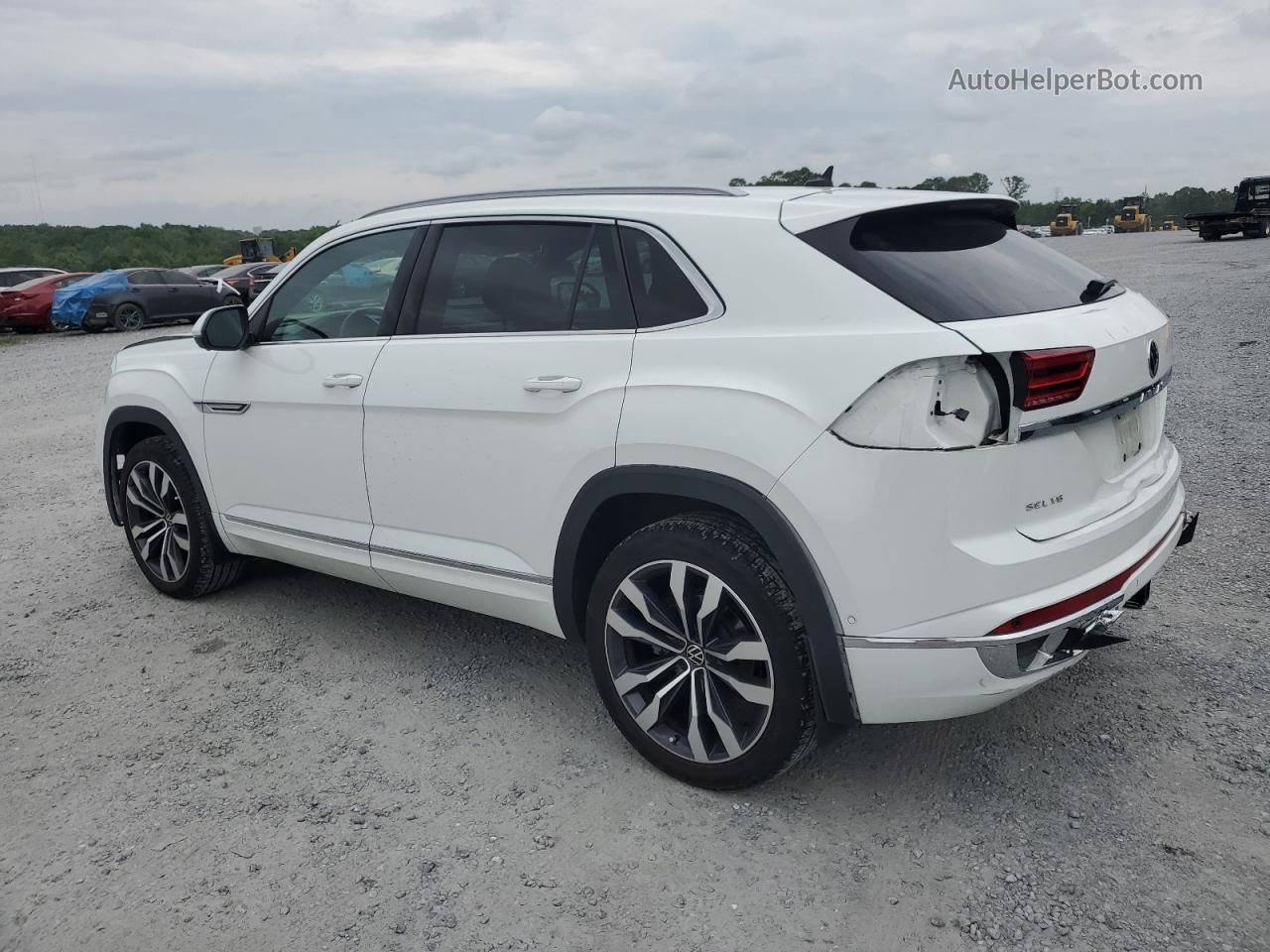 2021 Volkswagen Atlas Cross Sport Sel Premium R-line White vin: 1V2FE2CA3MC222241