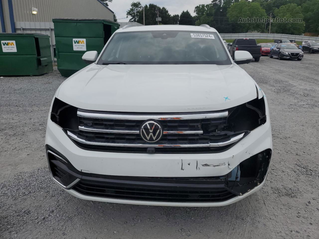 2021 Volkswagen Atlas Cross Sport Sel Premium R-line White vin: 1V2FE2CA3MC222241