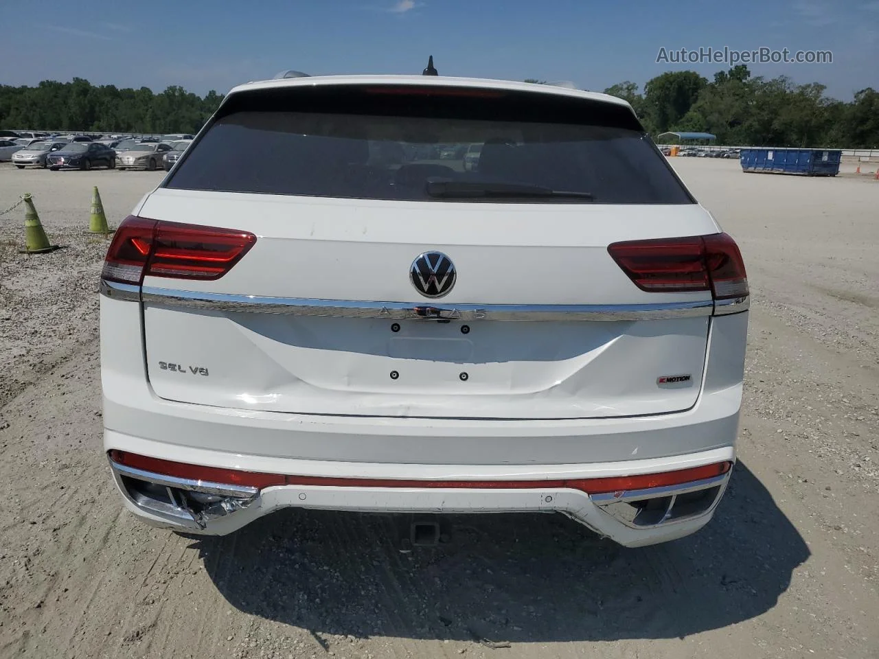 2021 Volkswagen Atlas Cross Sport Sel Premium R-line White vin: 1V2FE2CA3MC222241