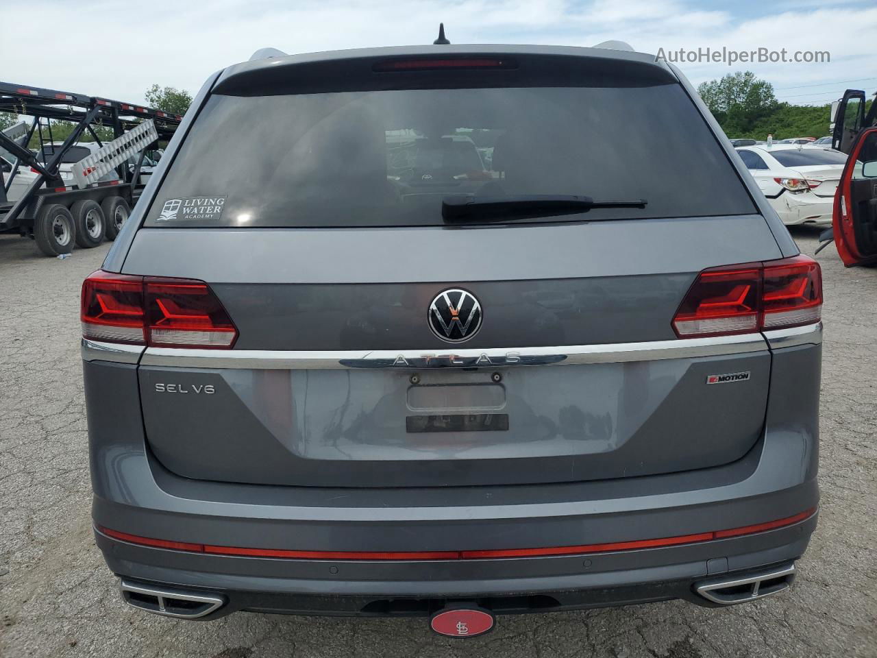 2021 Volkswagen Atlas Sel Premium R-line Gray vin: 1V2FR2CA8MC546418