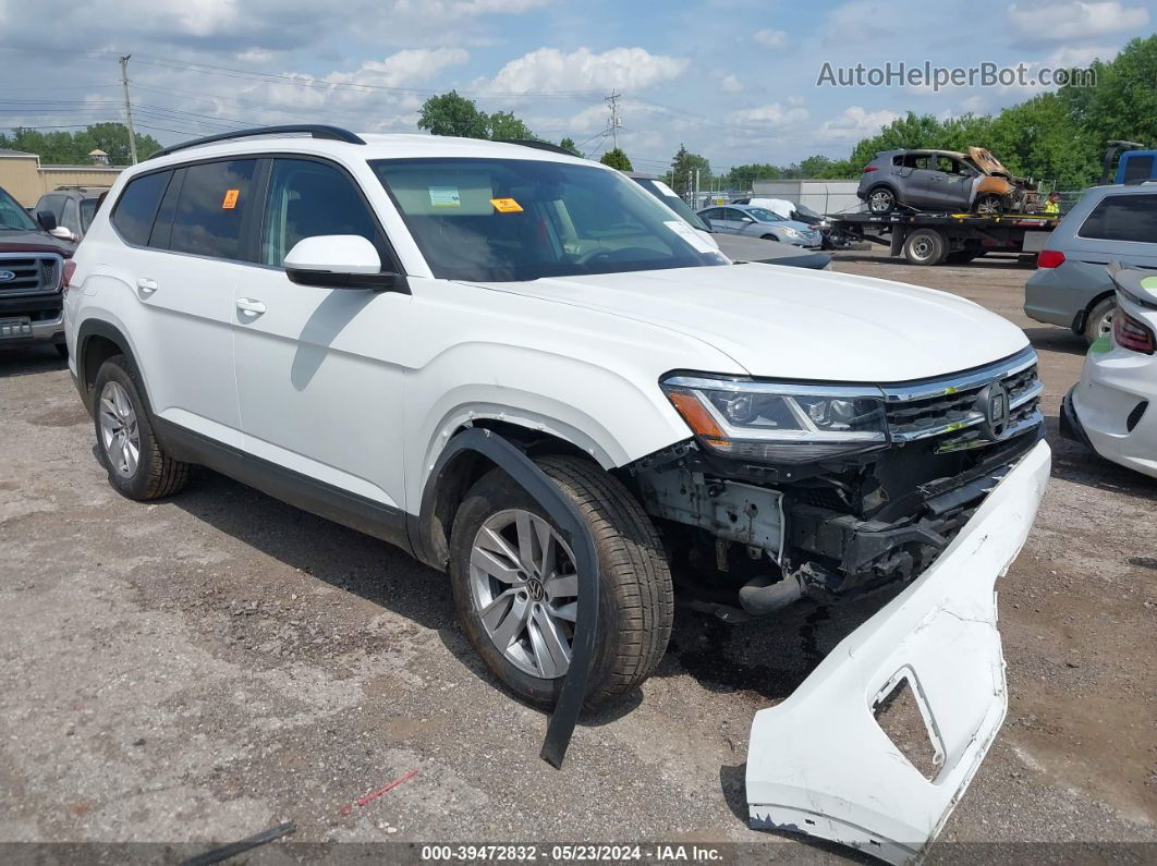 2021 Volkswagen Atlas 2.0t S Белый vin: 1V2GP2CA2MC518303