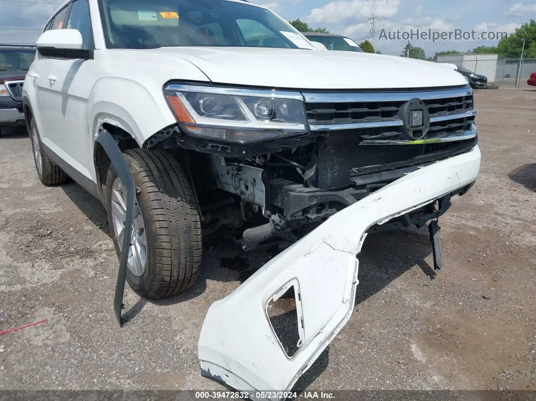 2021 Volkswagen Atlas 2.0t S White vin: 1V2GP2CA2MC518303