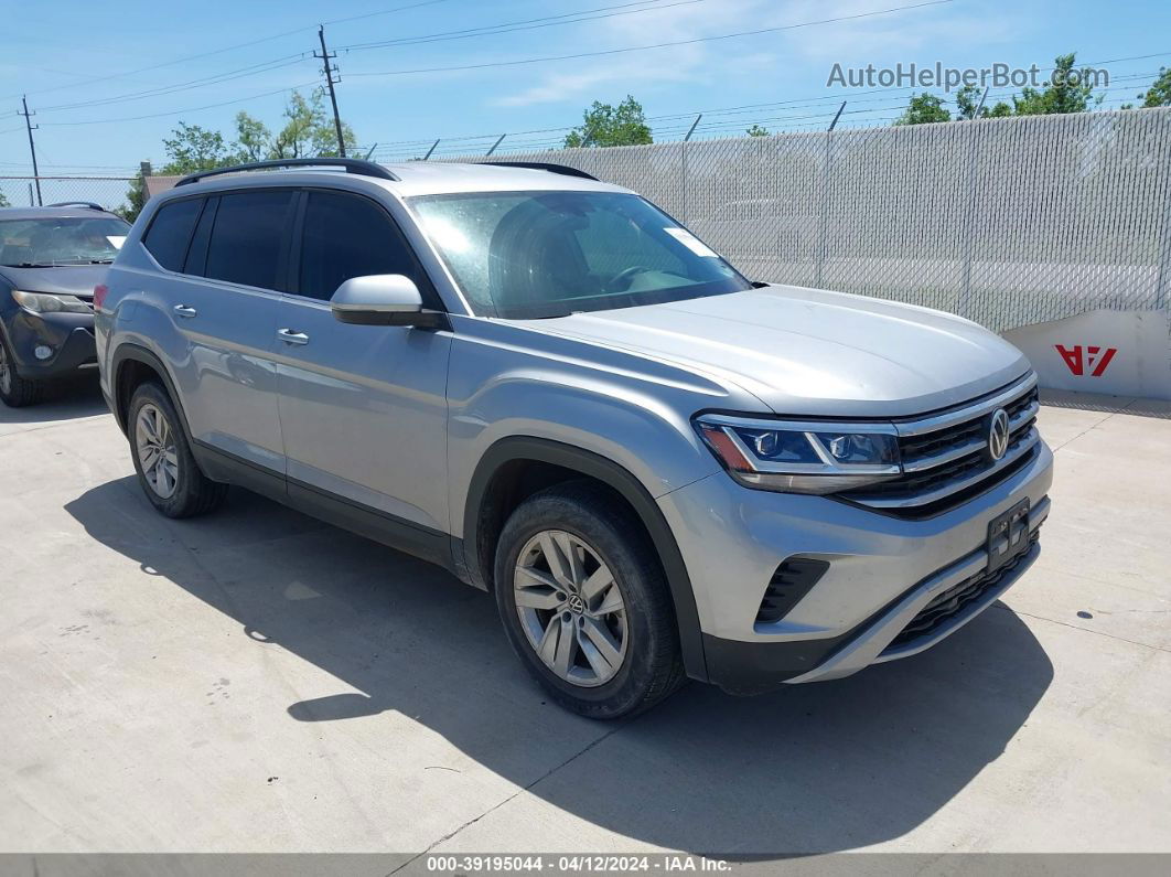 2021 Volkswagen Atlas 2.0t S Silver vin: 1V2GP2CA4MC596405