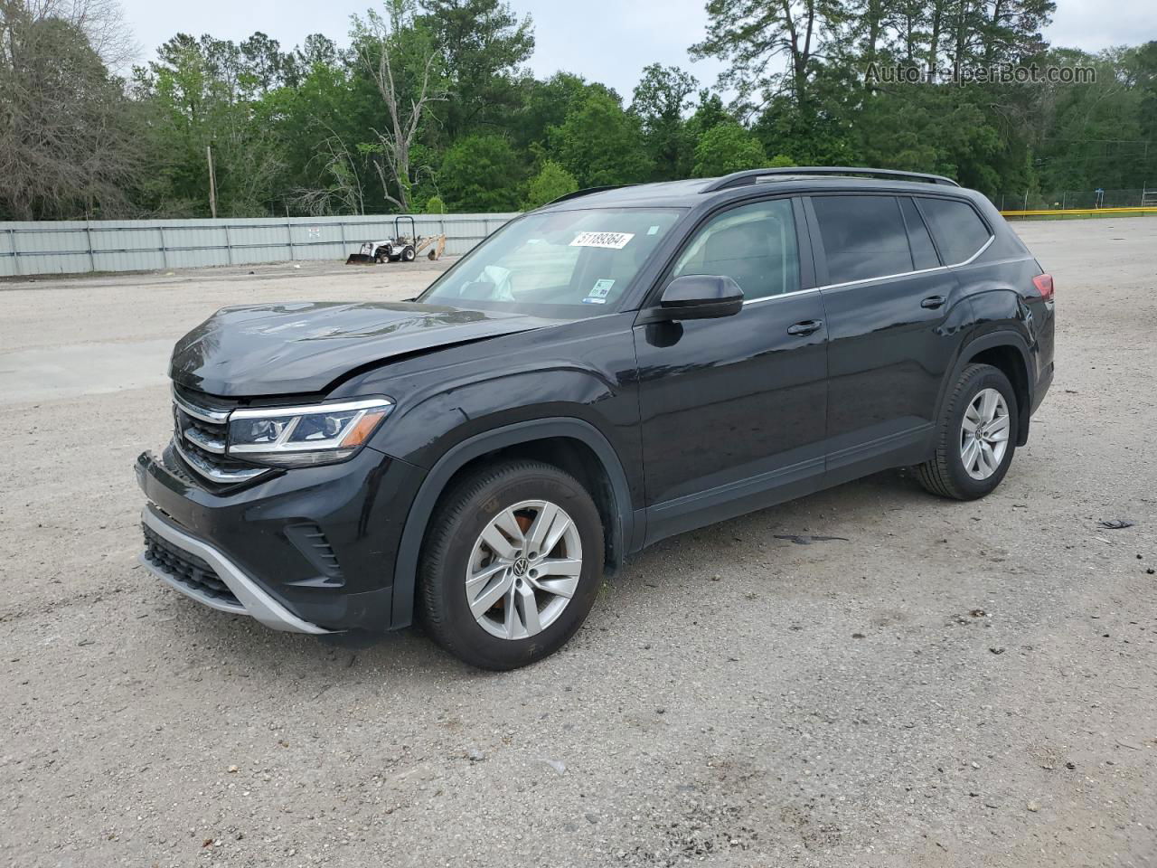 2021 Volkswagen Atlas S Black vin: 1V2GP2CA6MC592582