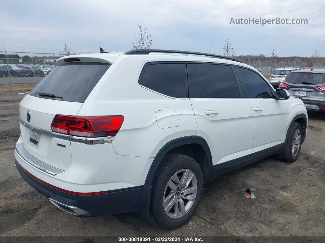 2021 Volkswagen Atlas 2.0t S White vin: 1V2GP2CA9MC564372