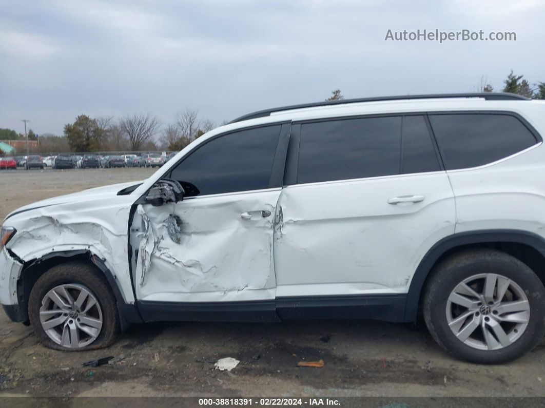 2021 Volkswagen Atlas 2.0t S White vin: 1V2GP2CA9MC564372