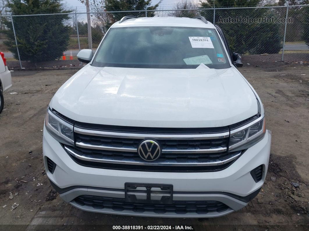 2021 Volkswagen Atlas 2.0t S White vin: 1V2GP2CA9MC564372