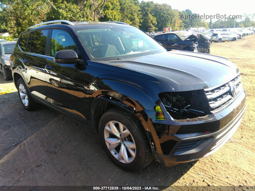 2018 Volkswagen Atlas 3.6l V6 S Black vin: 1V2GR2CA3JC554877