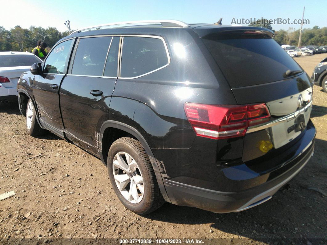 2018 Volkswagen Atlas 3.6l V6 S Black vin: 1V2GR2CA3JC554877