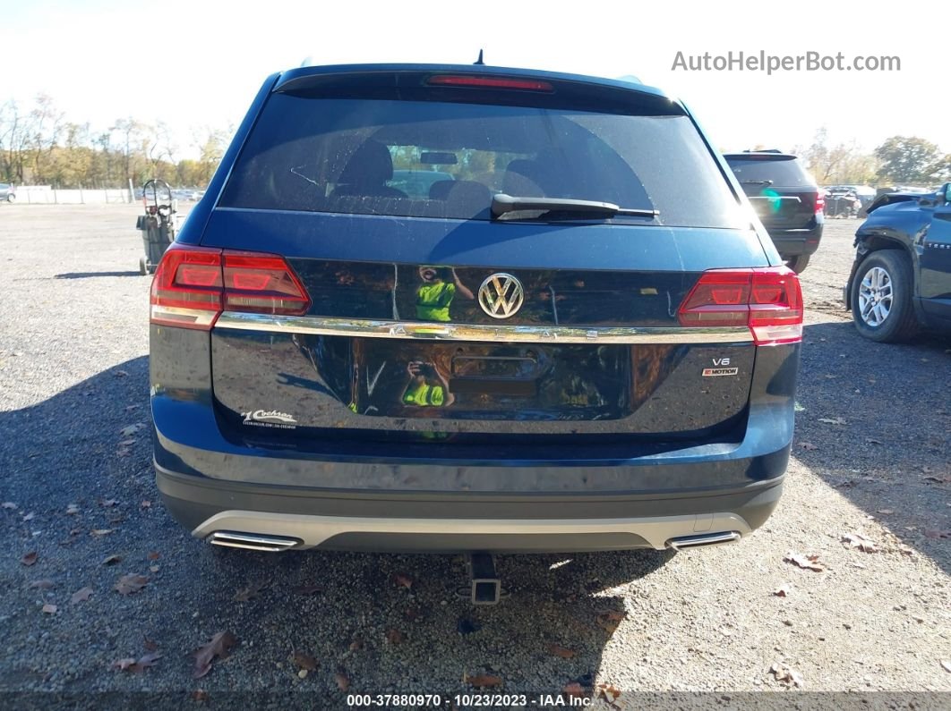 2018 Volkswagen Atlas 3.6l V6 S Синий vin: 1V2GR2CA5JC516633