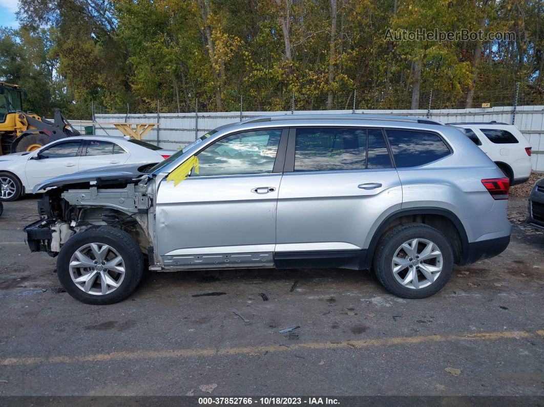 2018 Volkswagen Atlas 3.6l V6 S Silver vin: 1V2GR2CA6JC521890