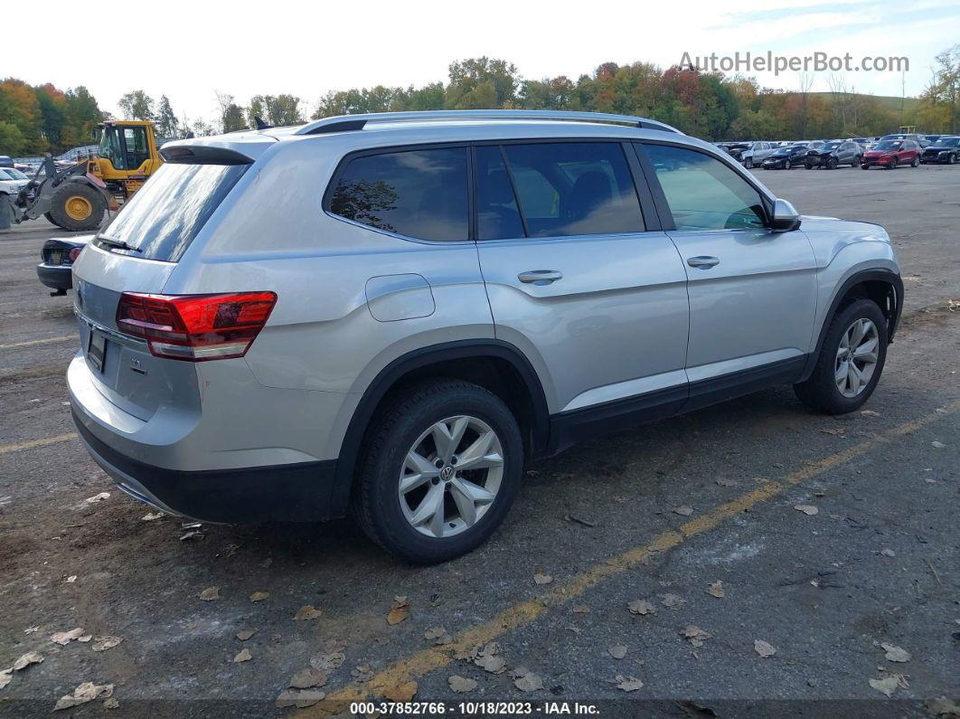 2018 Volkswagen Atlas 3.6l V6 S Silver vin: 1V2GR2CA6JC521890