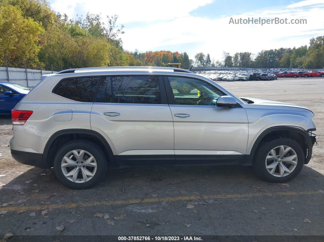 2018 Volkswagen Atlas 3.6l V6 S Silver vin: 1V2GR2CA6JC521890