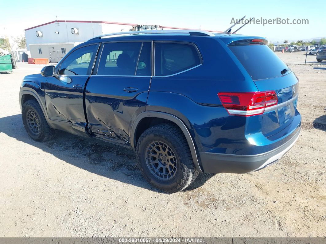 2018 Volkswagen Atlas 3.6l V6 S Dark Blue vin: 1V2GR2CA8JC519039