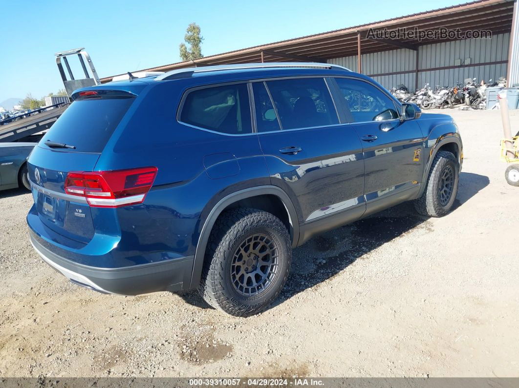 2018 Volkswagen Atlas 3.6l V6 S Dark Blue vin: 1V2GR2CA8JC519039