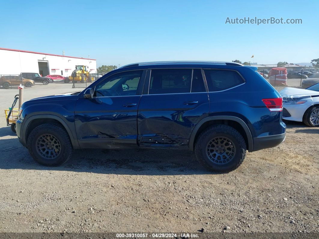 2018 Volkswagen Atlas 3.6l V6 S Dark Blue vin: 1V2GR2CA8JC519039