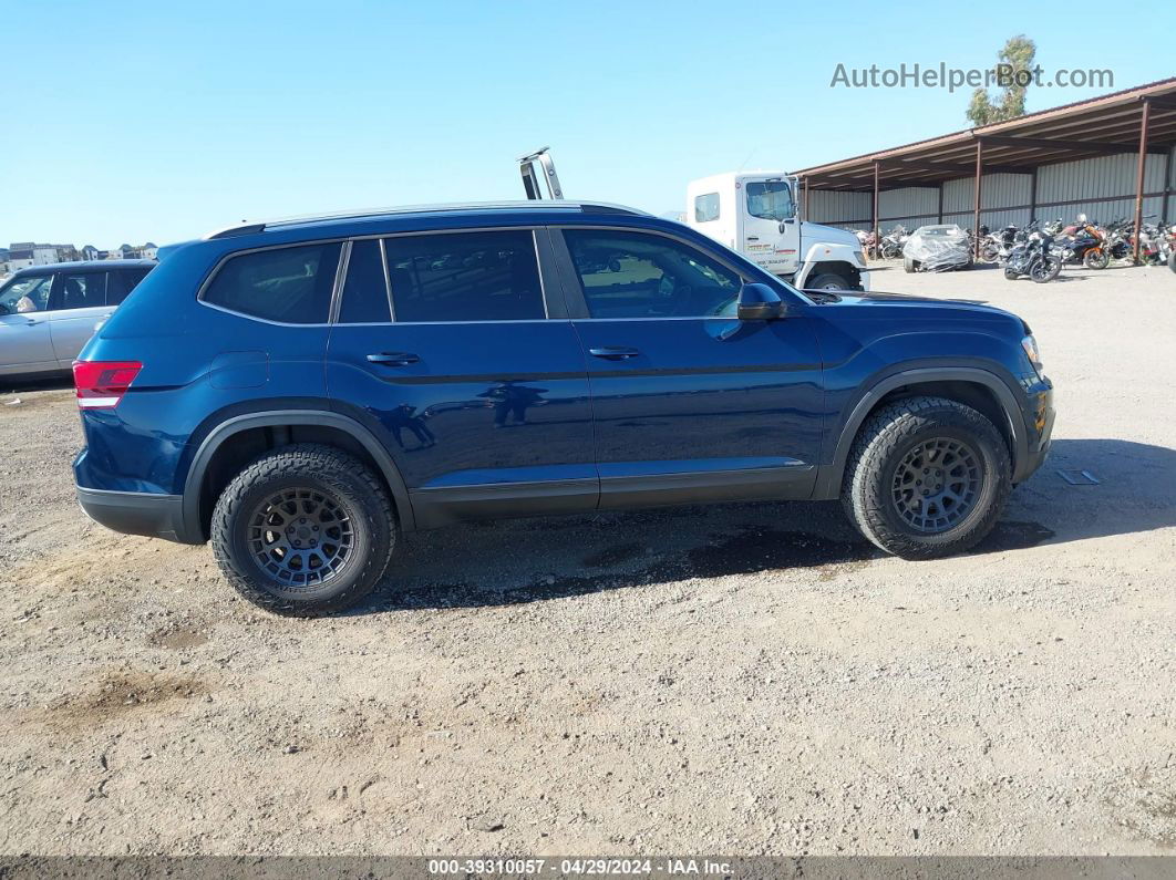 2018 Volkswagen Atlas 3.6l V6 S Dark Blue vin: 1V2GR2CA8JC519039