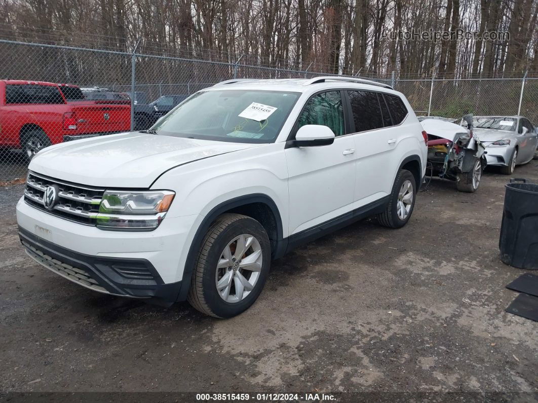 2018 Volkswagen Atlas 3.6l V6 S Белый vin: 1V2GR2CA8JC521891