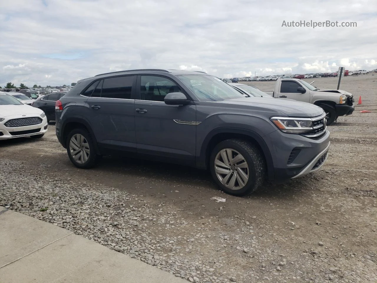 2021 Volkswagen Atlas Cross Sport Se Gray vin: 1V2HC2CA3MC205258